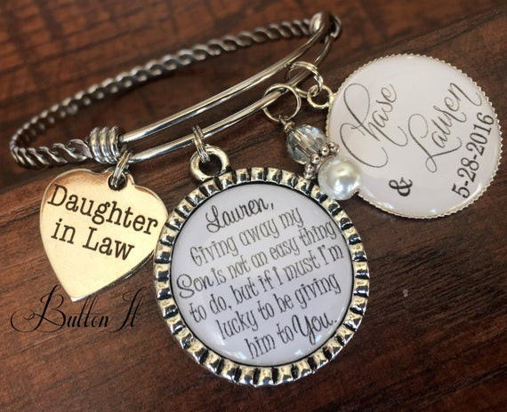 Christmas Gift Ideas For Daughters In Law
 Daughter in law t BANGLE bracelet future daughter in law