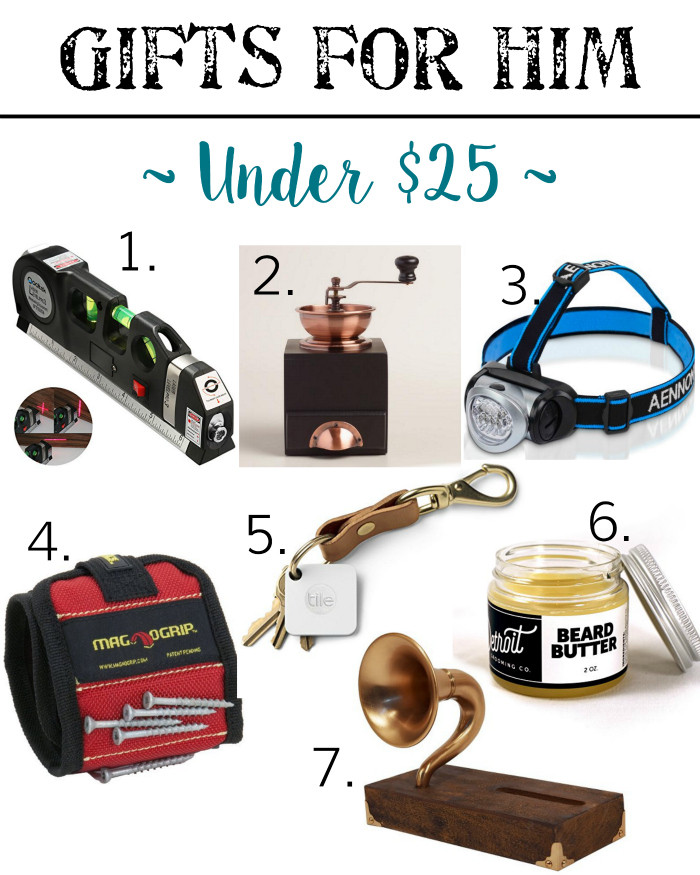 Christmas Gift Ideas For Him Under $25
 Holiday Gift Guide 2016 a Giveaway Bless er House