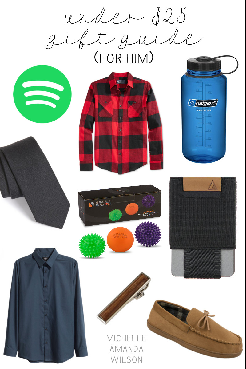 Christmas Gift Ideas For Him Under $25
 Christmas Gift Guide Under $25