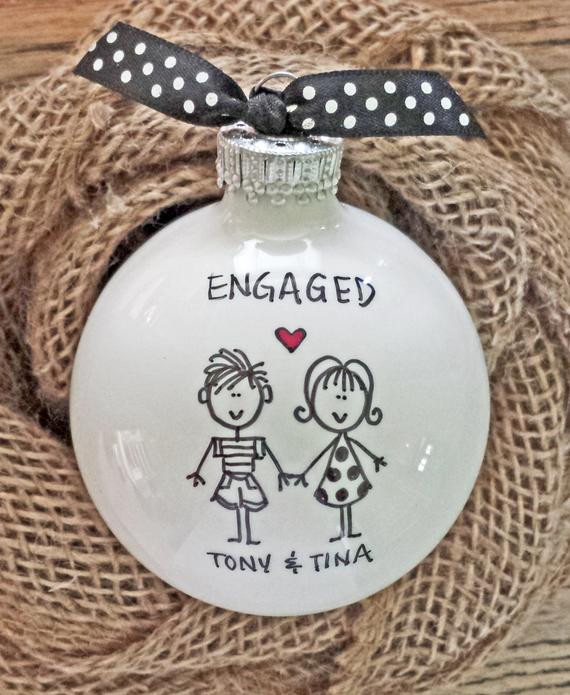 Christmas Gift Ideas For Newly Engaged Couple
 Engaged Engagement Gift Engagement Personalized by