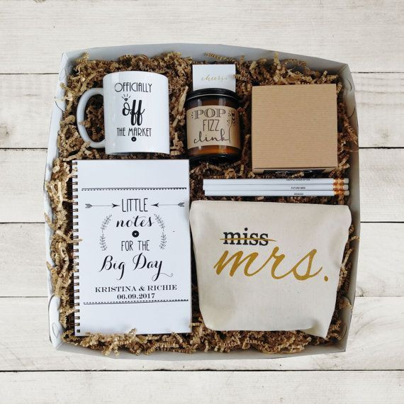 Christmas Gift Ideas For Newly Engaged Couple
 Future Mrs Gift Box Bride to Be Gift Super cute idea