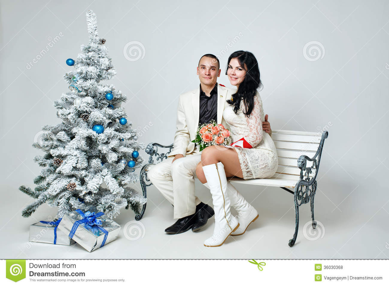 Christmas Gift Ideas For Young Married Couples
 Couple And Christmas Royalty Free Stock s Image