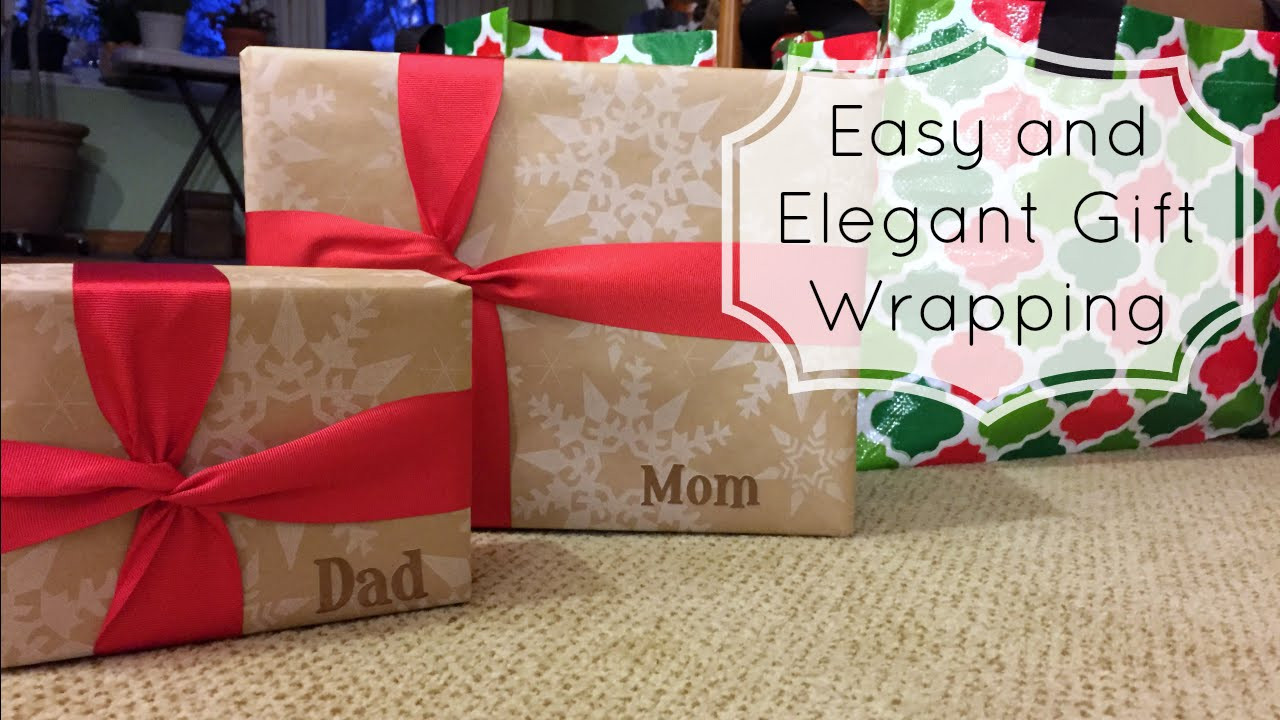 Christmas Gift Wrapping Ideas Elegant
 Easy and Elegant Gift Wrapping Last Minute Christmas