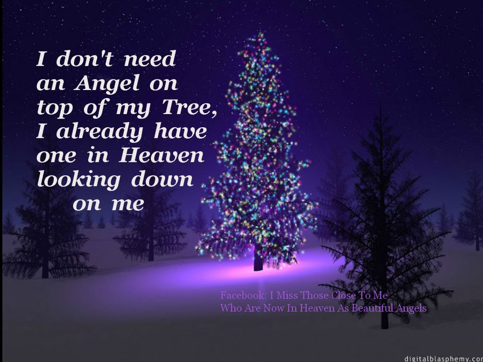 Christmas In Heaven Quotes
 Mother Grieving Loss of Child
