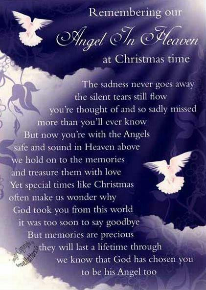 Christmas In Heaven Quotes
 life inspiration quotes An angel in heaven at Christmas quote
