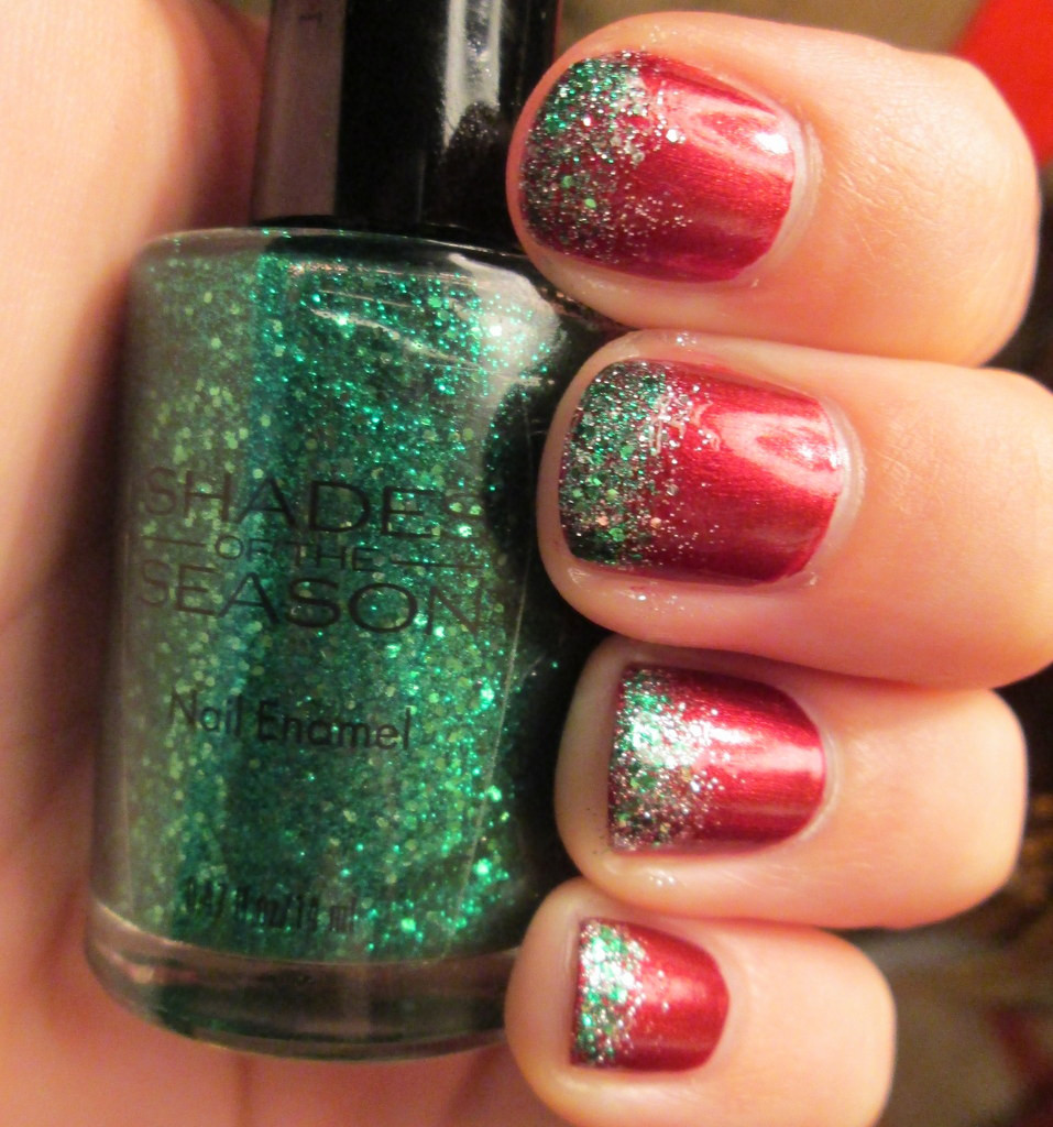 Christmas Nail Colors
 Steezy s Beauty Blog My Christmas Nails Shades of the