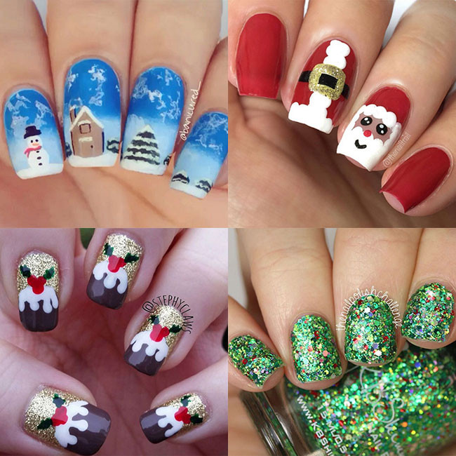 Christmas Nail Design Ideas
 The best Christmas nail art ideas 1