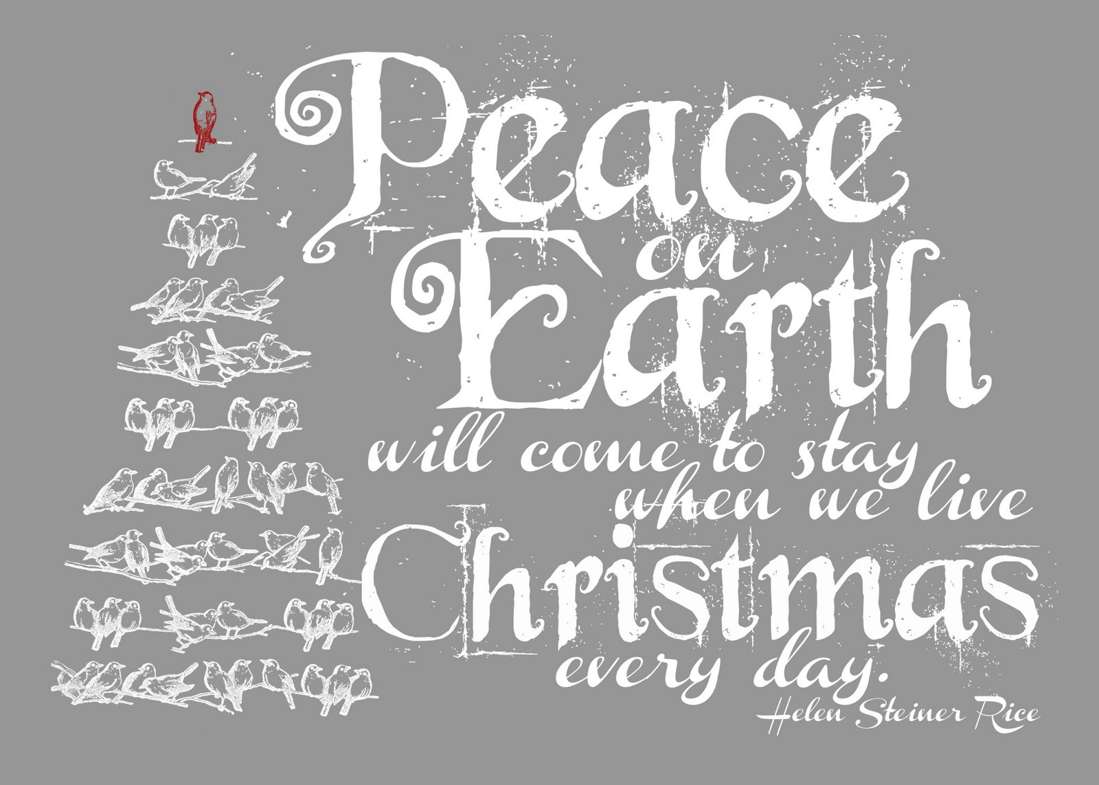 Christmas Peace Quotes
 Peace Earth Quotes QuotesGram