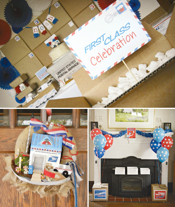 Christmas Retirement Party Ideas
 A "First Class" Post fice Inspired Birthday Party