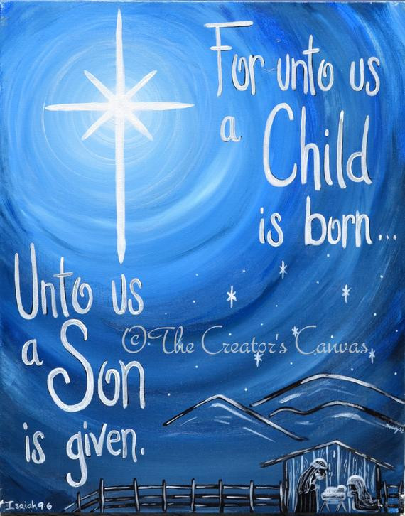 Christmas Star Quotes
 Items similar to Christmas Star Nativity Painting