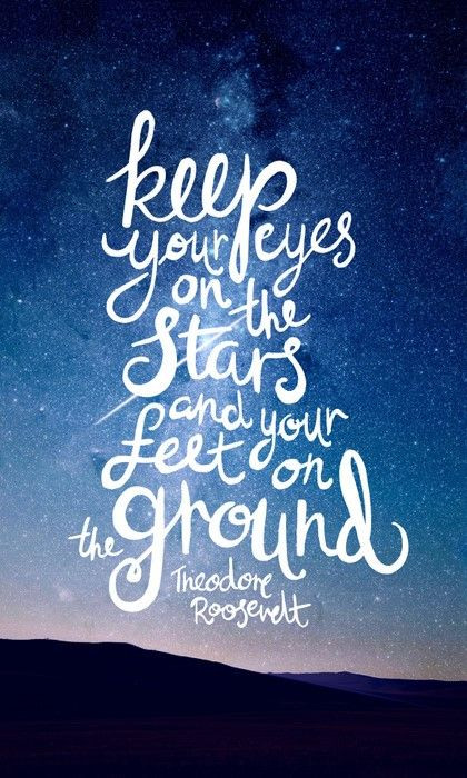 Christmas Star Quotes
 Eyes on the stars quote white lettering Art Print