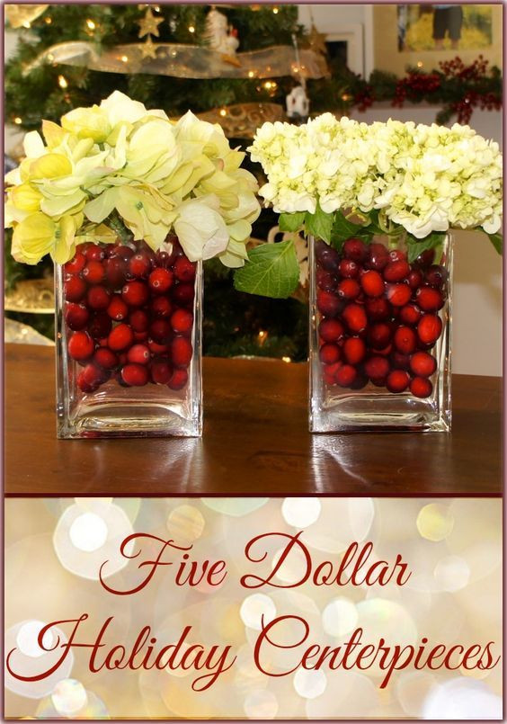 Christmas Vacation Party Ideas
 $5 Holiday Centerpieces doing this for christmas I