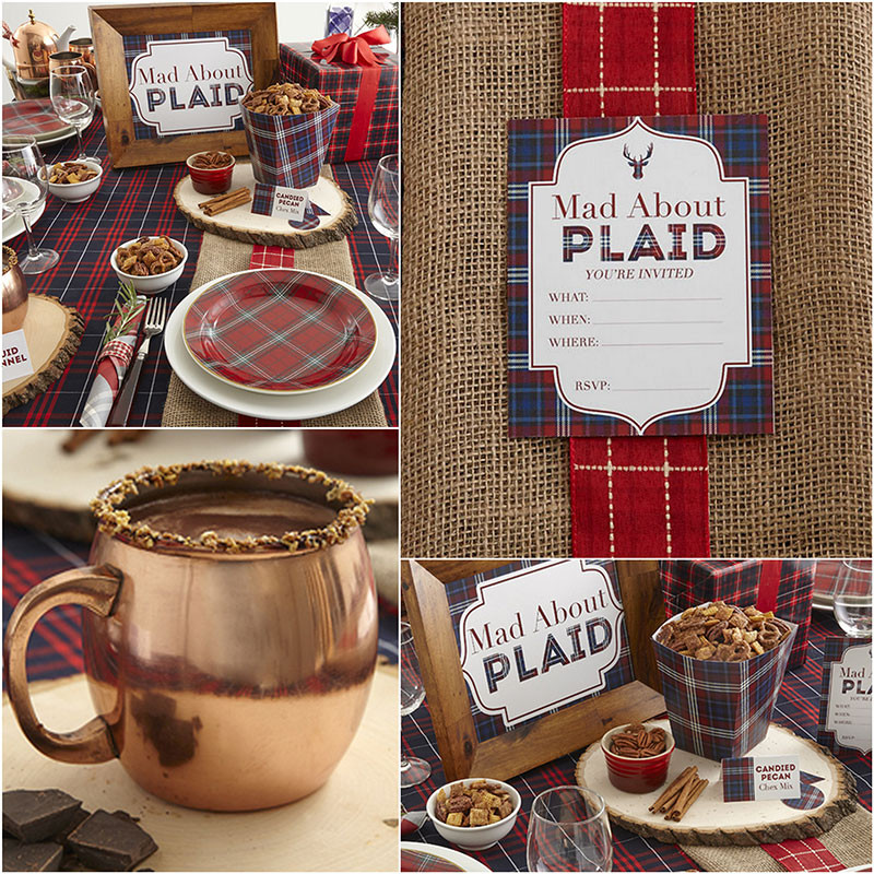 Christmas Vacation Party Ideas
 "Mad For Plaid" Holiday Party Free Printables
