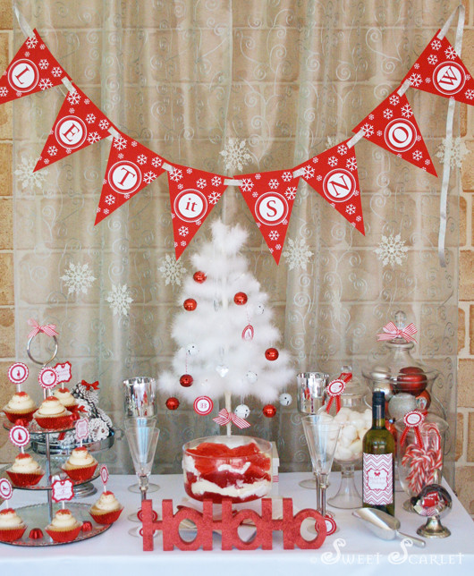 Christmas Vacation Party Ideas
 Kara s Party Ideas Let It Snow Christmas Party