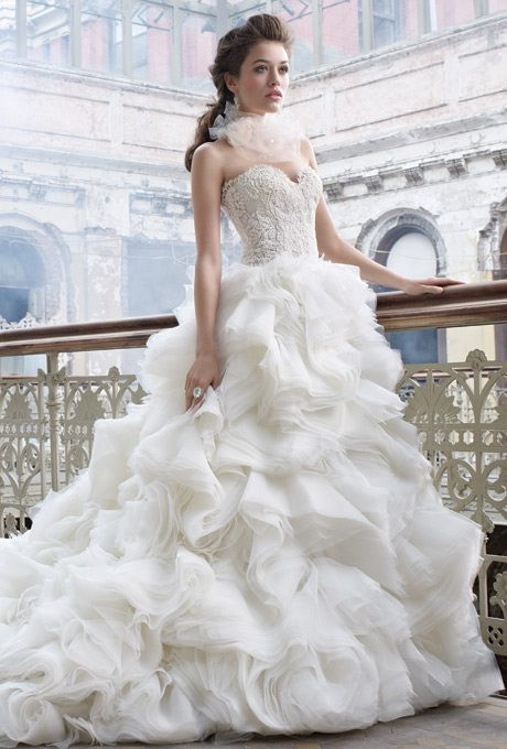 Christmas Wedding Gowns
 Whimsical Christmas Bridal Ball Gowns