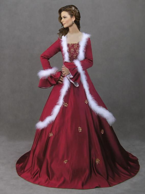 Christmas Wedding Gowns
 Christmas Wedding Dresses Ideas InspirationSeek