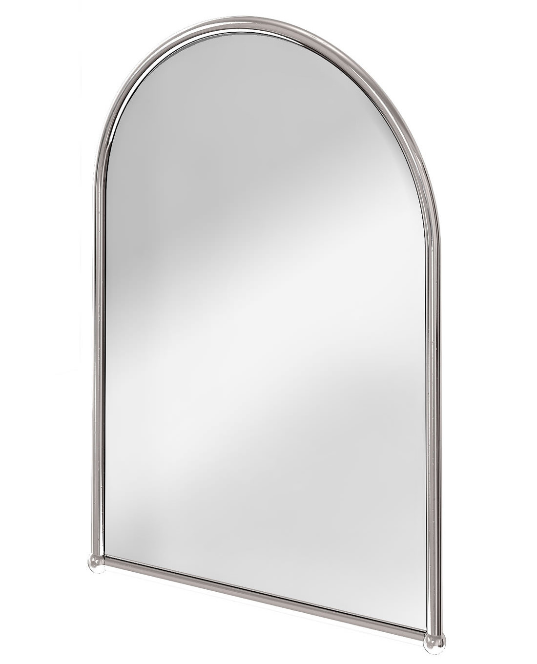 Chrome Framed Bathroom Mirror
 Burlington Arched Mirror With Chrome Frame A9 CHR