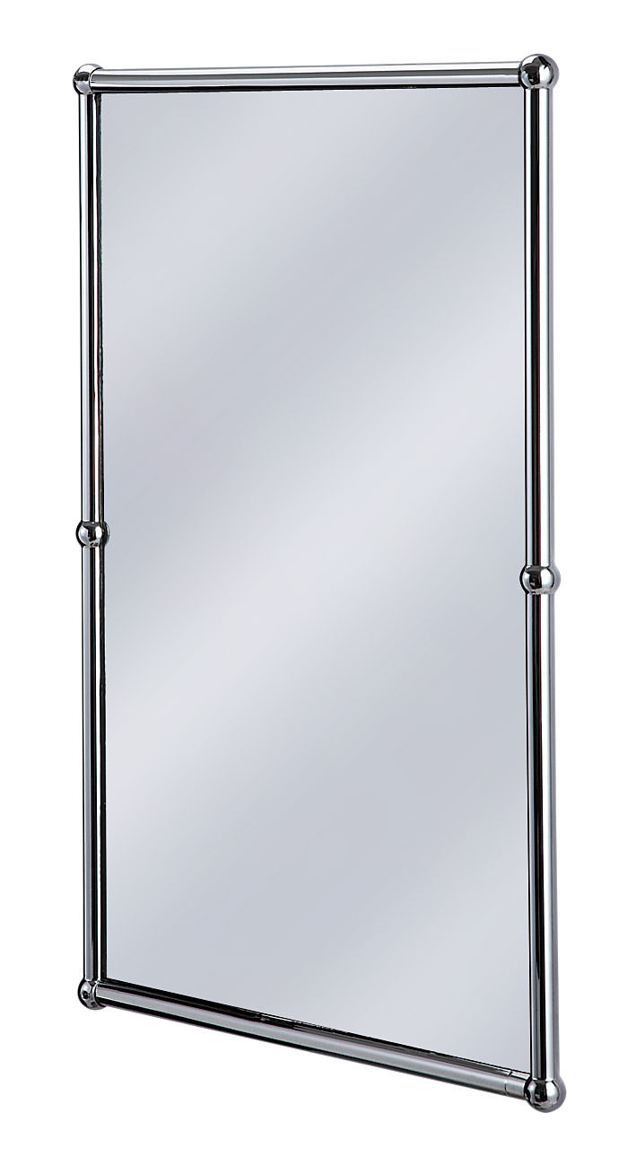 Chrome Framed Bathroom Mirror
 Burlington Rectangular Mirror With Chrome Frame