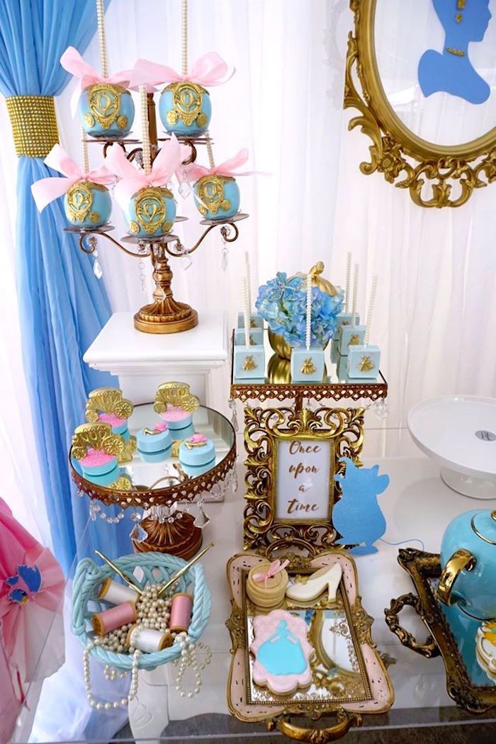 Cinderella Birthday Decorations
 18 best Cinderella birthday ideas images on Pinterest
