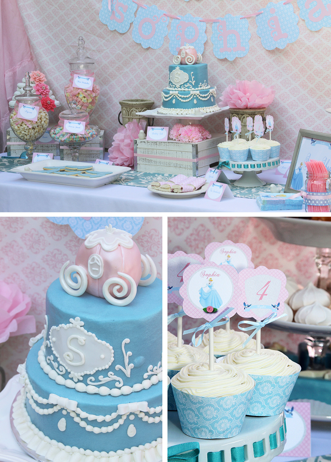 Cinderella Birthday Decorations
 Cinderella Birthday