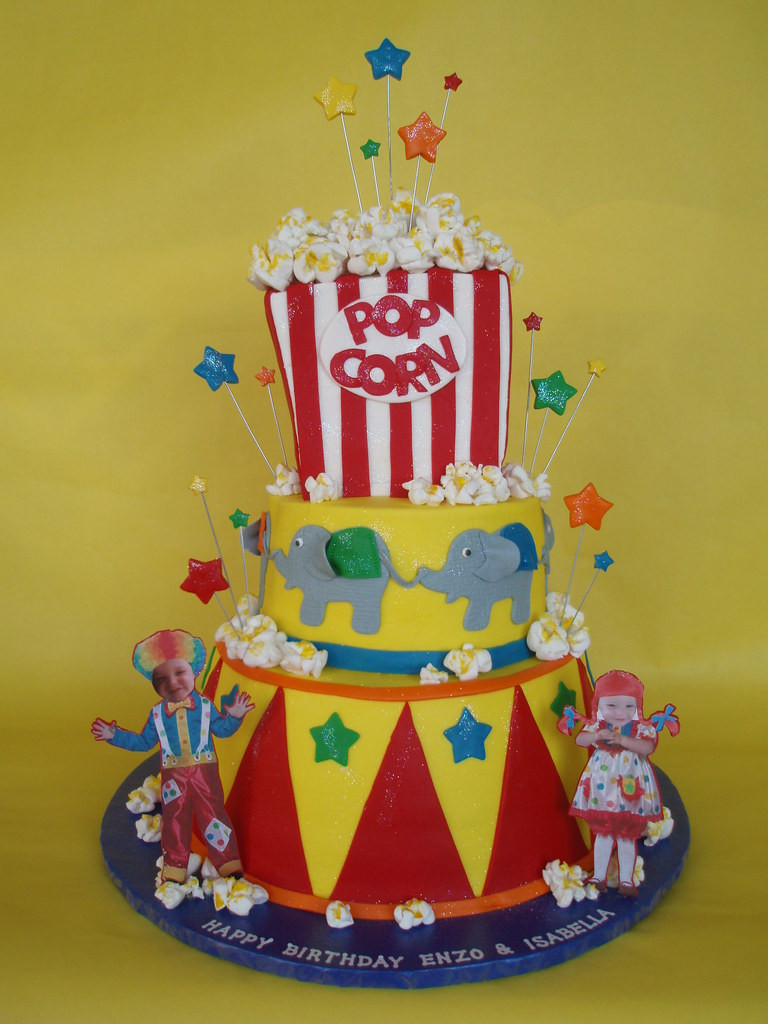 Circus Birthday Cakes
 Circus Carnival Themed Birthday Cake a photo on Flickriver
