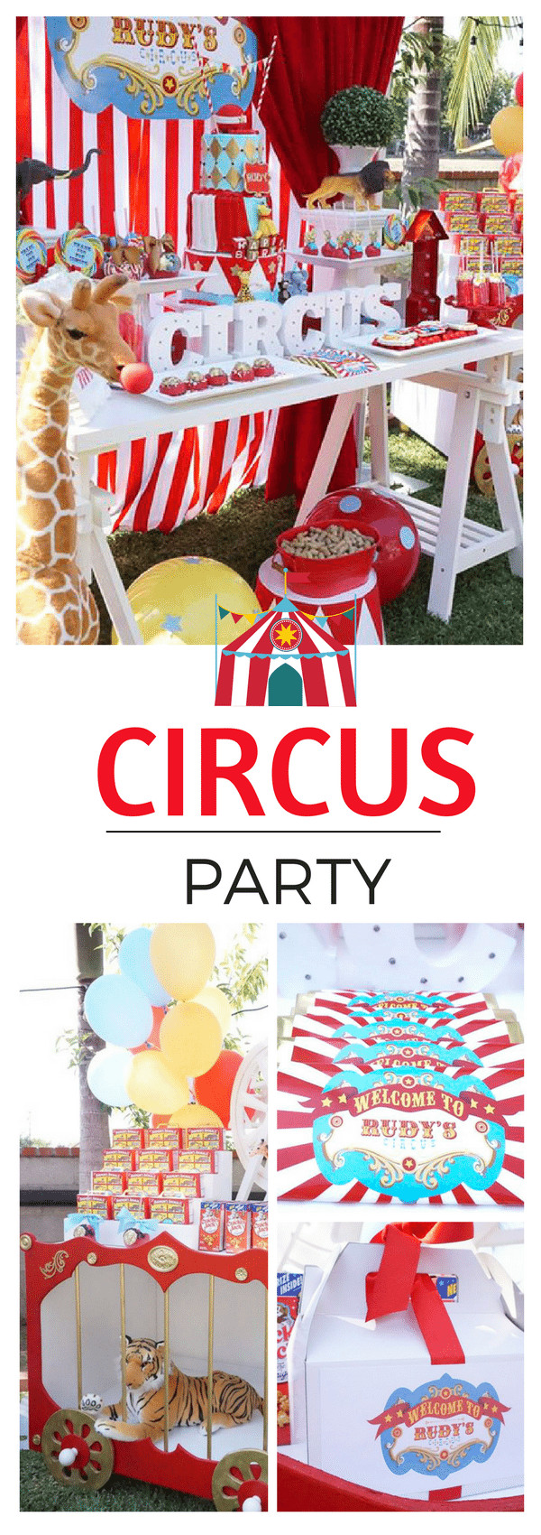 Circus Birthday Party
 Carnival Circus Party Ideas