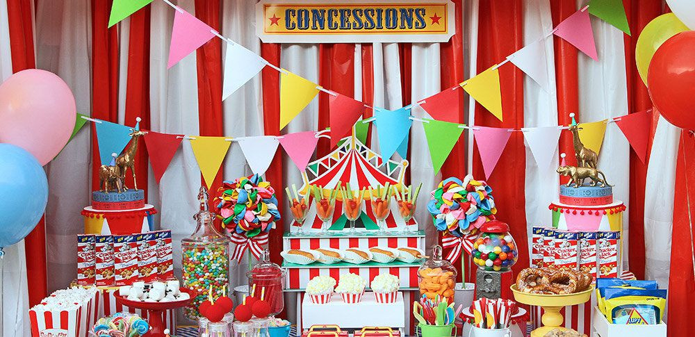 Circus Birthday Party
 Circus Party Ideas