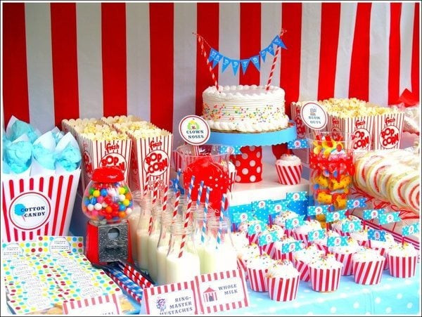 Circus Birthday Party
 Circus Theme Party Ideas DIY Inspired