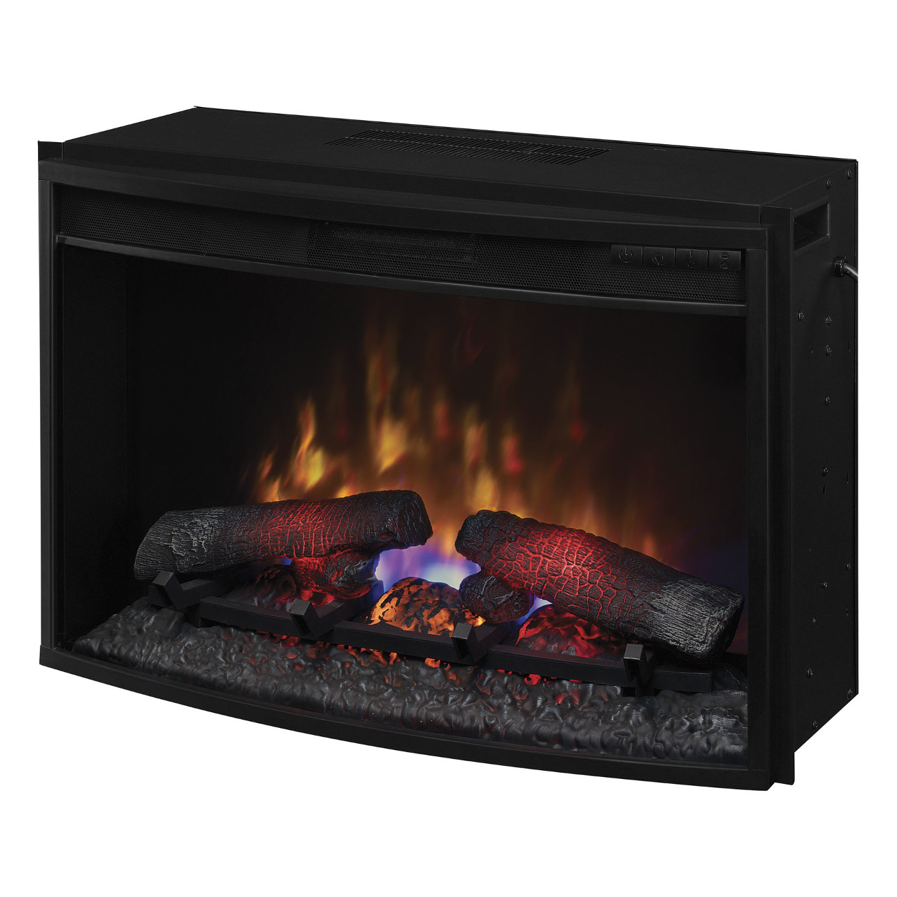Classicflame Electric Fireplace Insert
 Classic Flame 25" 25EF031GRP Curved Electric Fireplace