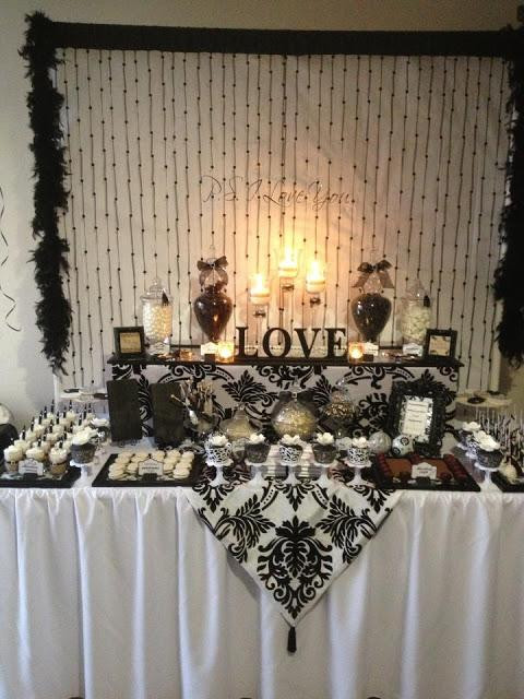 Classy Engagement Party Ideas
 Elegant Dessert Buffett for an Engagement Party by