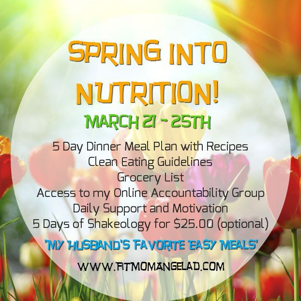 Clean Eating Guidelines
 FREE 5 Day Nutrition Challenge Dinner meal plan grocery