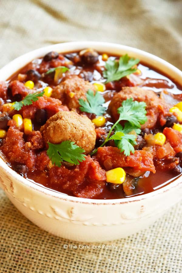 Clean Eating Meatballs
 Slow Cooker Meatball Chili Recipe