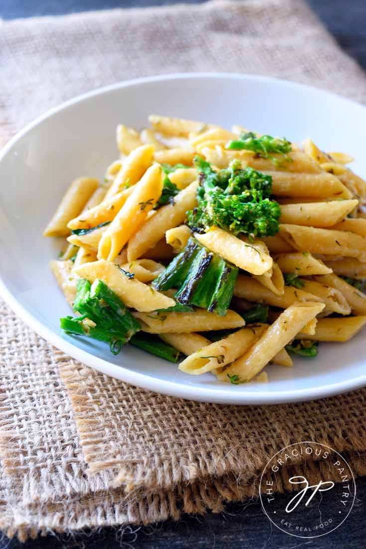 Clean Eating Pasta Recipes
 Garlic Broccolini Pasta Recipe