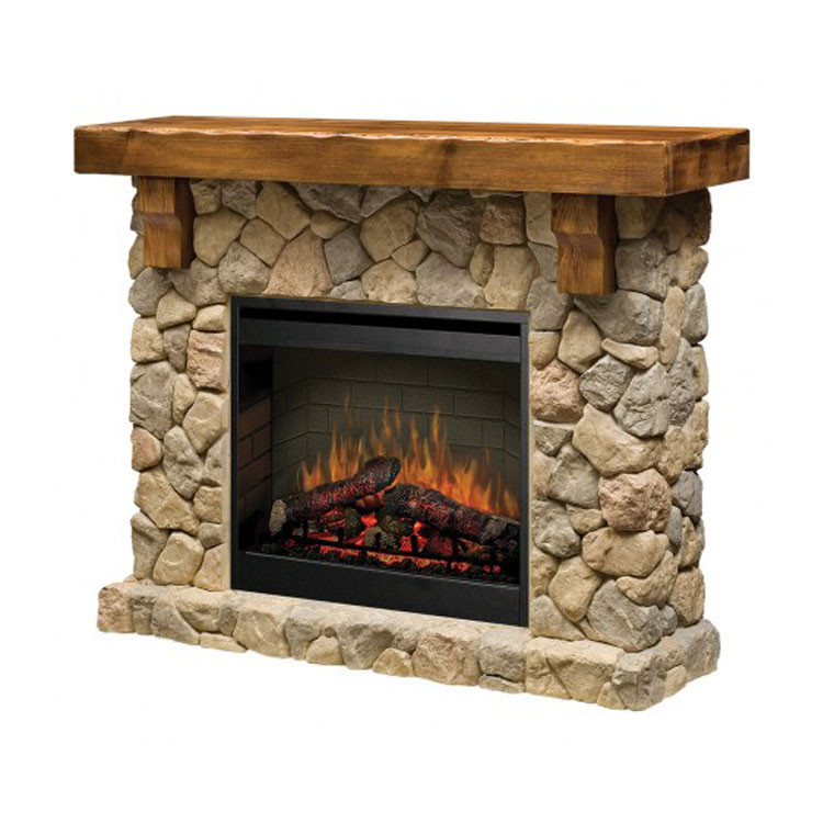 Clearance Electric Fireplace
 Dimplex Fieldstone Electric Zero Clearance Fireplace