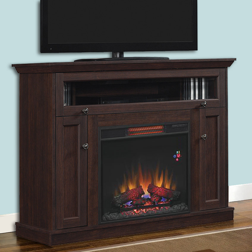 Clearance Electric Fireplace
 Windsor Wall or Corner Infrared Electric Fireplace Media