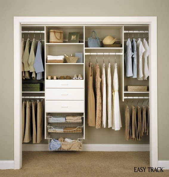 Closet Organizer Ideas DIY
 Giveaway Win an Easy Track DIY Closet Organization System