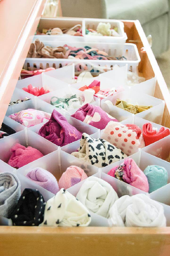 Clothes Drawer Organizer DIY
 DIY 20 Insanely Genius Ways to Organize Baby Clothes DIY