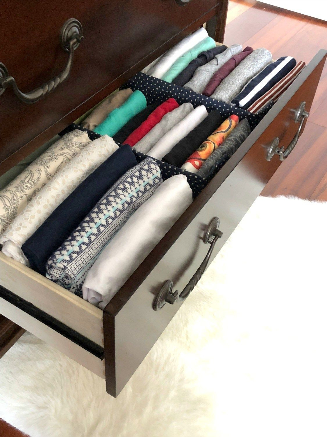 Clothes Drawer Organizer DIY
 DIY Fabric Drawer Dividers Cleaning
