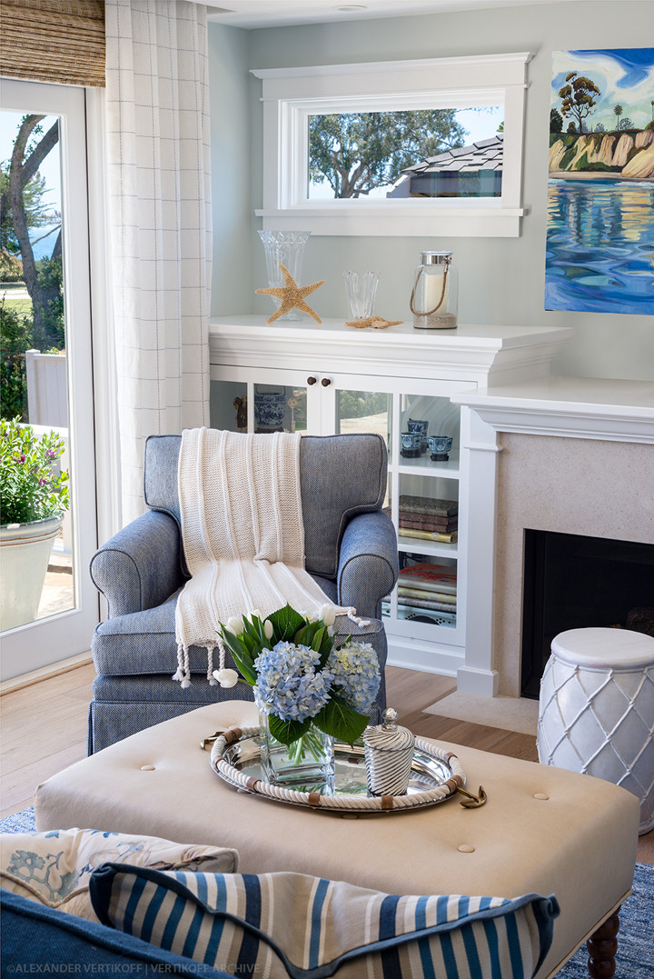 Coastal Living Room Decor
 Debra Lynn Henno Design