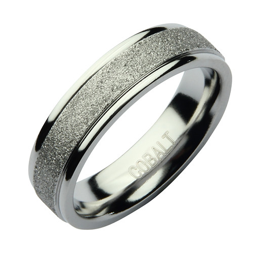 Cobalt Wedding Rings
 6mm Cobalt Sparkle Wedding Ring Band Cobalt Rings at