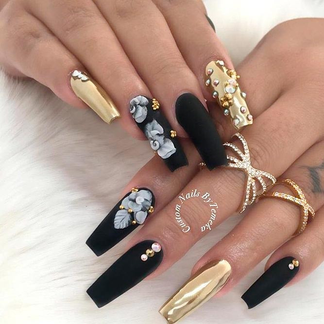 Coffin Nail Art
 Best Coffin Shaped Nails