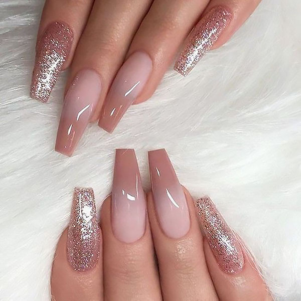 Coffin Nail Designs 2020
 18 Beautiful Ombre Nail Design Ideas for 2020 The Trend