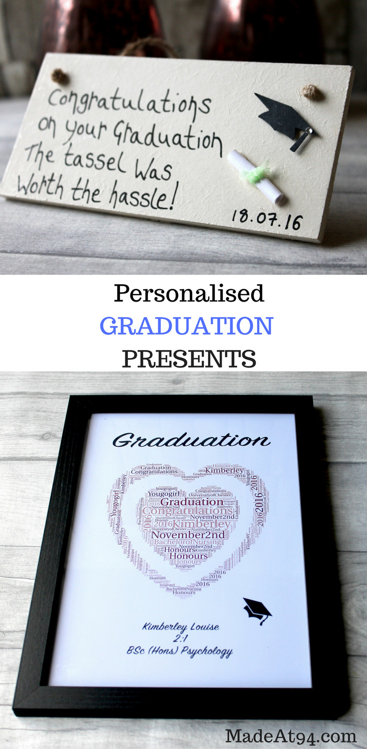College Graduation Gift Ideas For Him
 Personalised Graduation Gifts