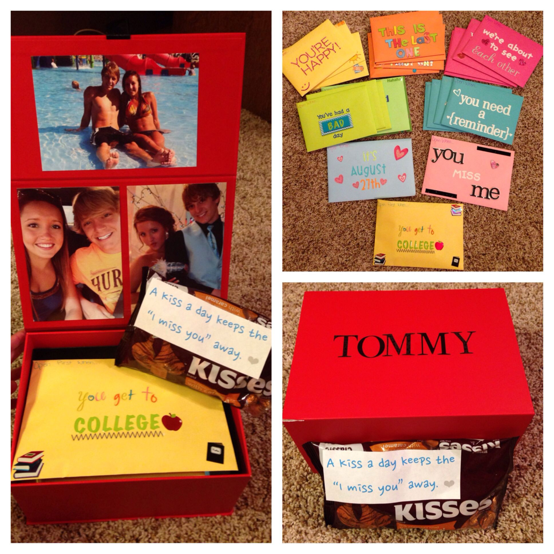 College Graduation Gift Ideas For Him
 College going away t for my boyfriend Open when