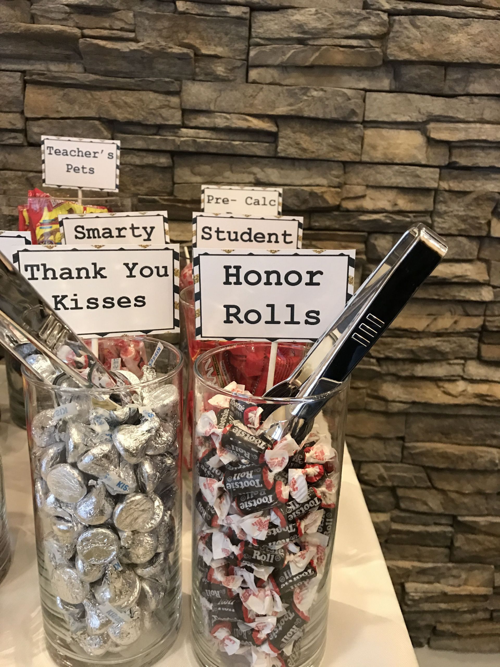 College Graduation Ideas For Party
 College graduation themed candy bar