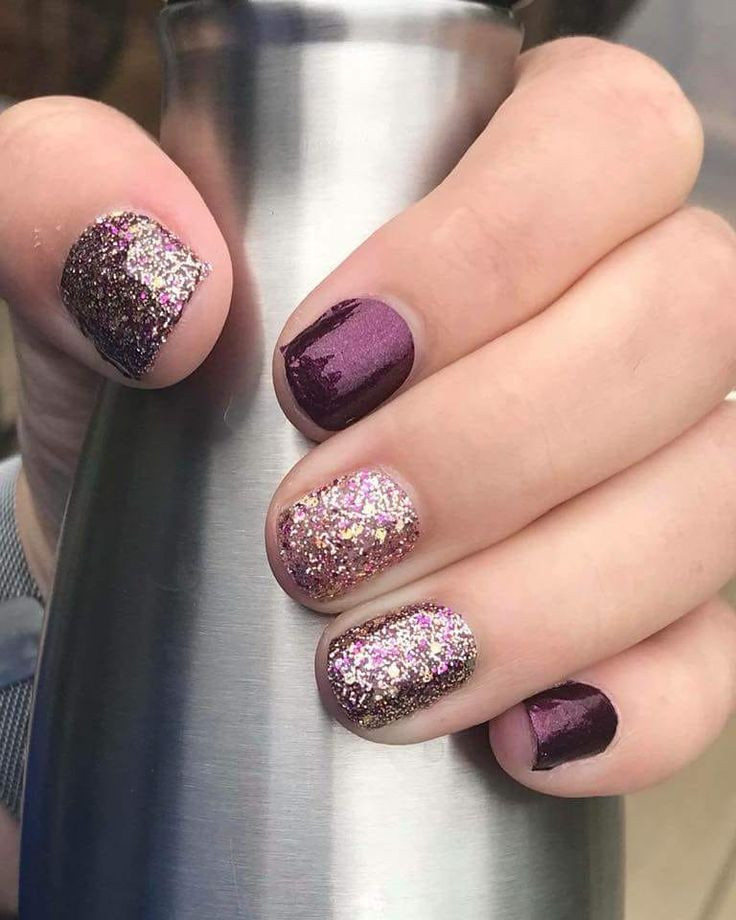 Color Street Nail Ideas
 Tokyo lights glitter Color Street nails mixed with
