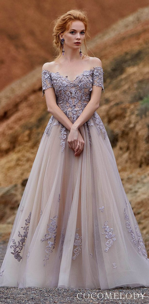 Colored Wedding Dress
 For the Modern Bride Colored Wedding Dresses by CocoMelody