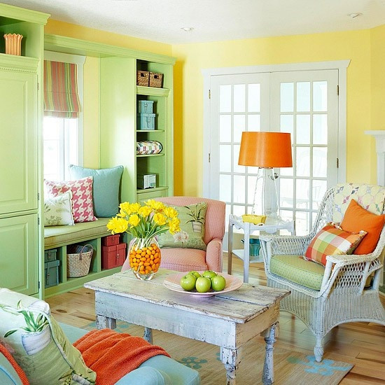Colorful Living Room
 33 Colorful And Airy Spring Living Room Designs DigsDigs
