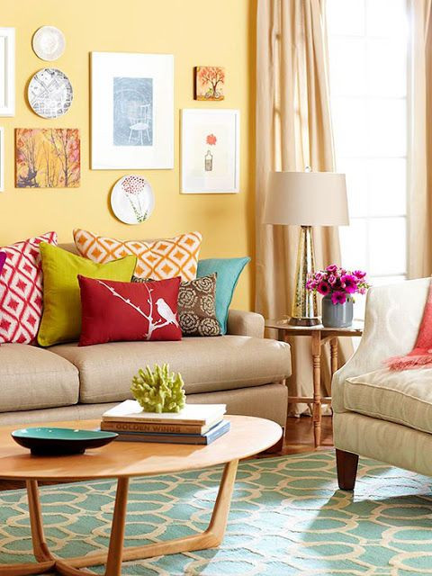 Colorful Living Room
 Colorful Living Room Home Decor For Cheerful Souls