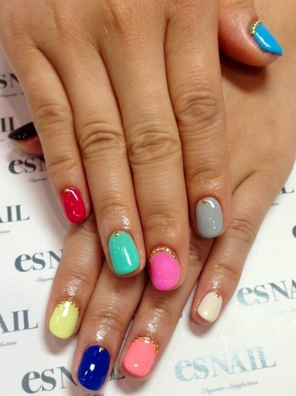 Colorful Nail Ideas
 3 Trendy and Colorful Nail Designs